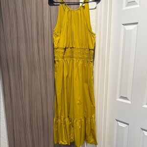Yellow Sleeveless Dress